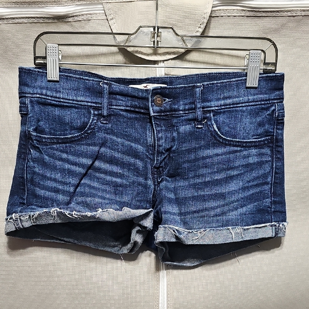 Hollister Dark Blue Jean Shorts